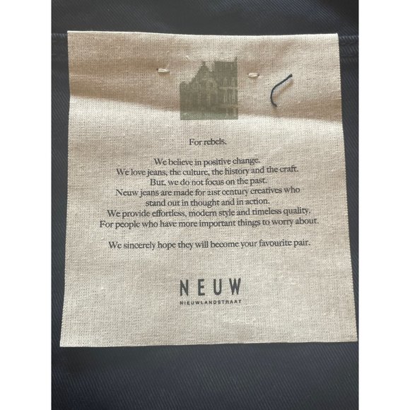 NEUW Denim Lou Slim Fit Twill Jeans Size 30x32 Dark Blue - Picture 8 of 9